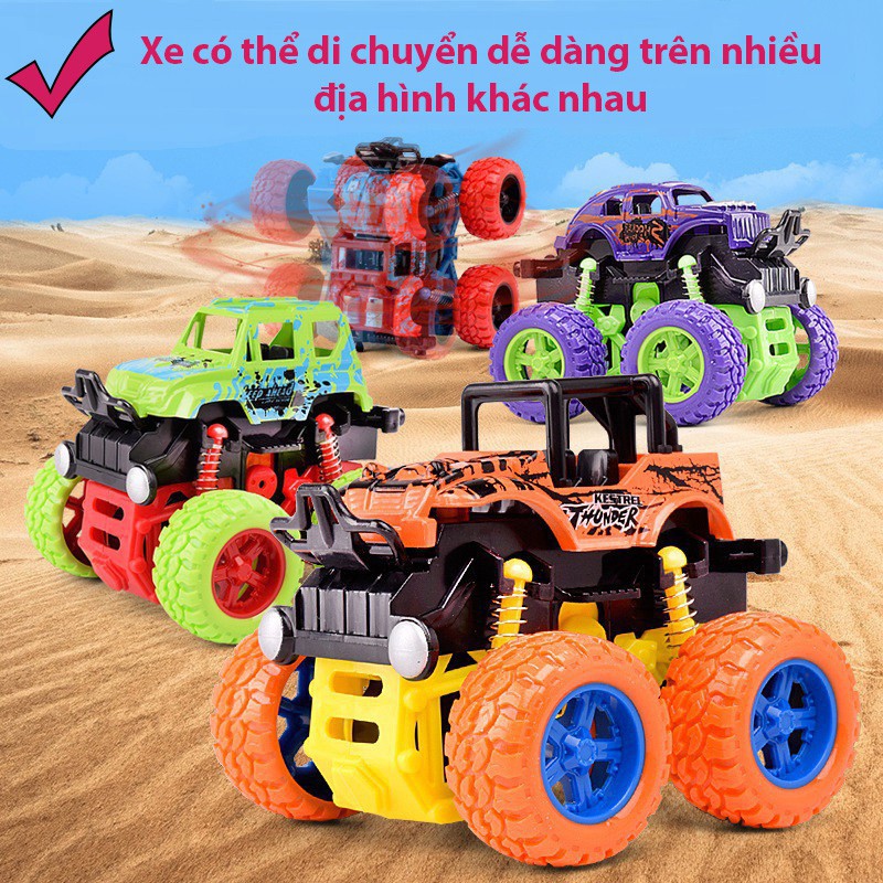 Đồ Chơi Ô Tô Địa Hình Monster Truck - Siêu Xe Quái Xế Đồ Chơi Trẻ Em Siêu Bền Bỉ Cho Bé - Shop Mẹ Mốc ,XDH