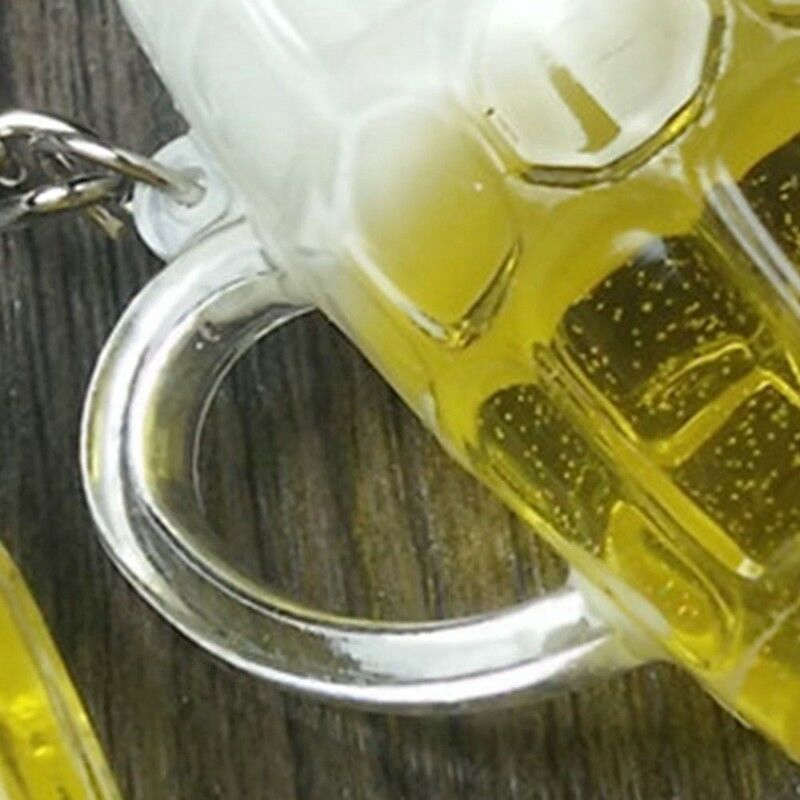 Móc khóa hình ly bia sáng tạo