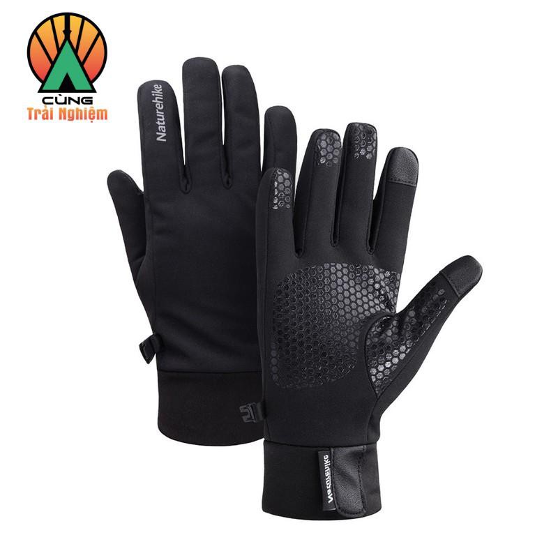 Găng Tay Cảm Ứng Điện Thoại SIÊU NHẠY Lót Nỉ Giữ Nhiệt Chống Nước NatureHike NH19S005-T