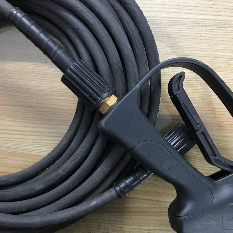 Dây rửa xe lõi thép 10m + súng ren ngoài 22mm