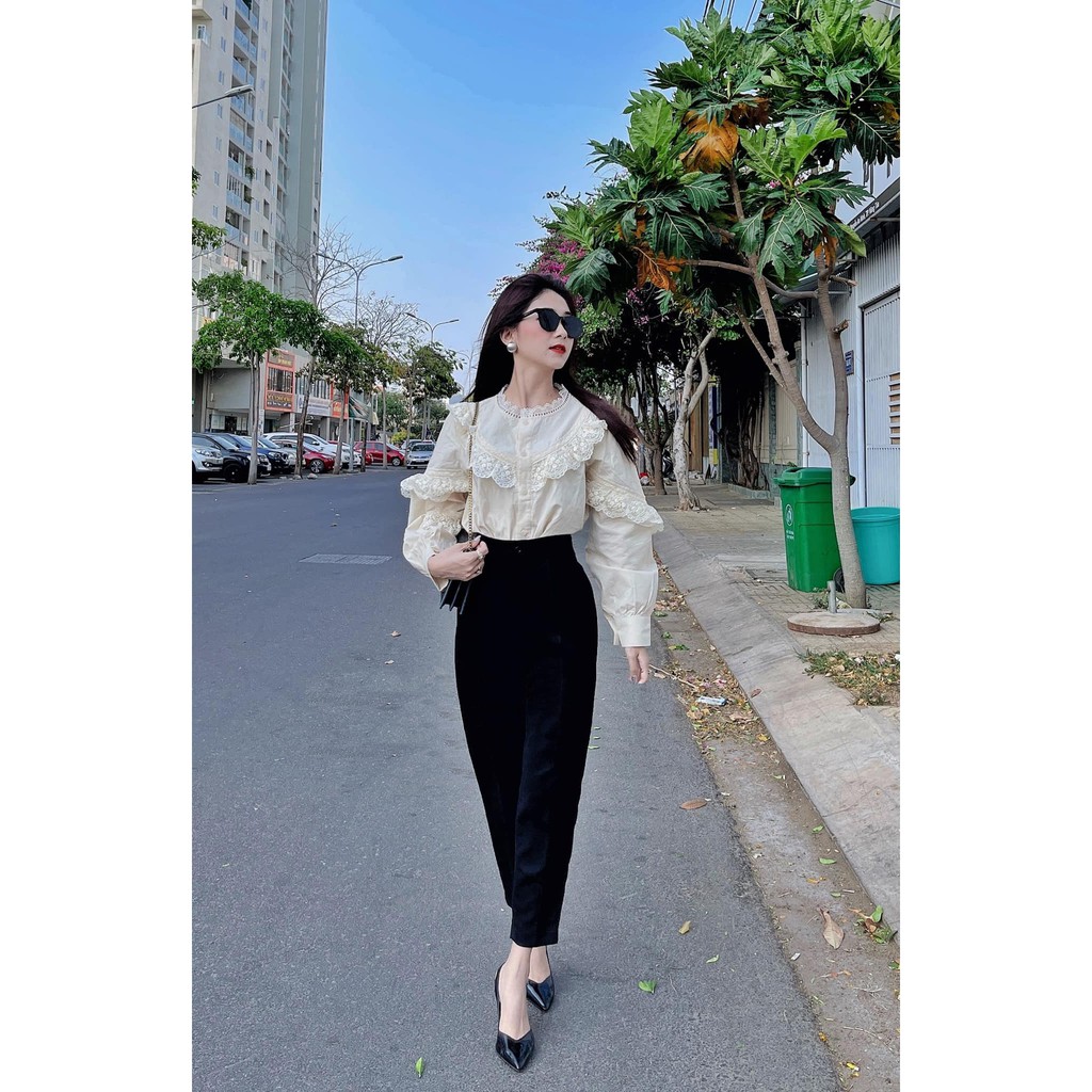 [ ĐỈNH CAO CÔNG PHU ] QUẦN TÂY NỮ LƯNG CAO HỌC SINH ĐI HỌC ĐEN LƯNG CAO, THỜI TRANG, CỰC MÁT MẺ MÙA HÈ, SIÊU ĐẲNG CẤP