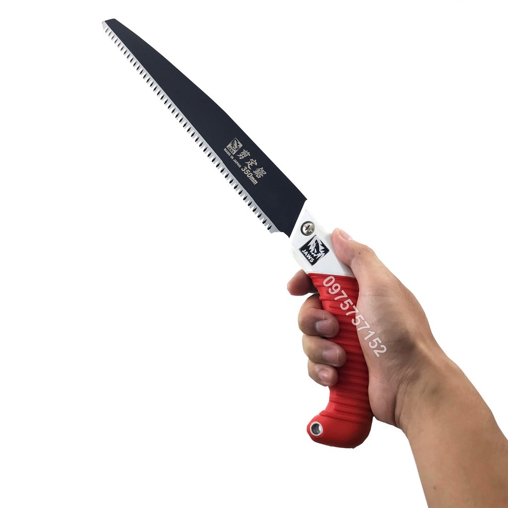 Cưa gỗ cầm tay cao cấp 350mm JAWS-21 chất liệu thép Nhật SK5 Bảo hành 12 tháng