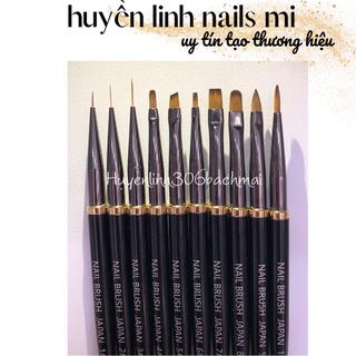Bộ cọ vẽ móng 10 cây cao cấp nail japan