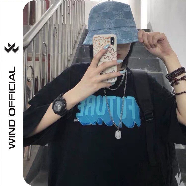 [Mã SKAMA06 giảm 8% tối đa 50K đơn 250K] Áo thun tay lỡ unisex phông form rộng Tương Lai nam nữ ulzzang Wind | BigBuy360 - bigbuy360.vn