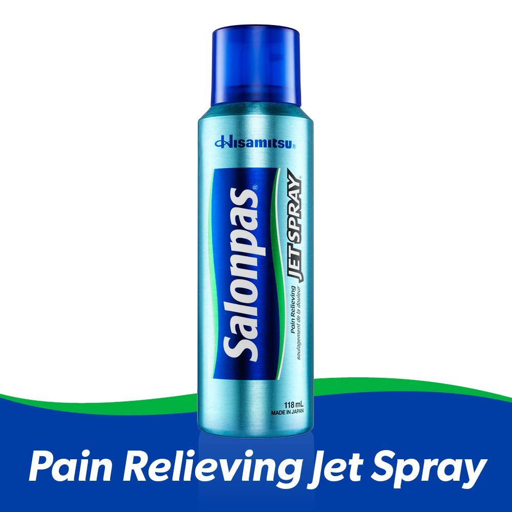 (Mẫu mới 2020) Xịt giảm đau Salonpas Jet Spray 118 ml Hisamitsu- Nhật Bản