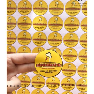 Combo in 4320 con tem giấy - tem ăn vặt