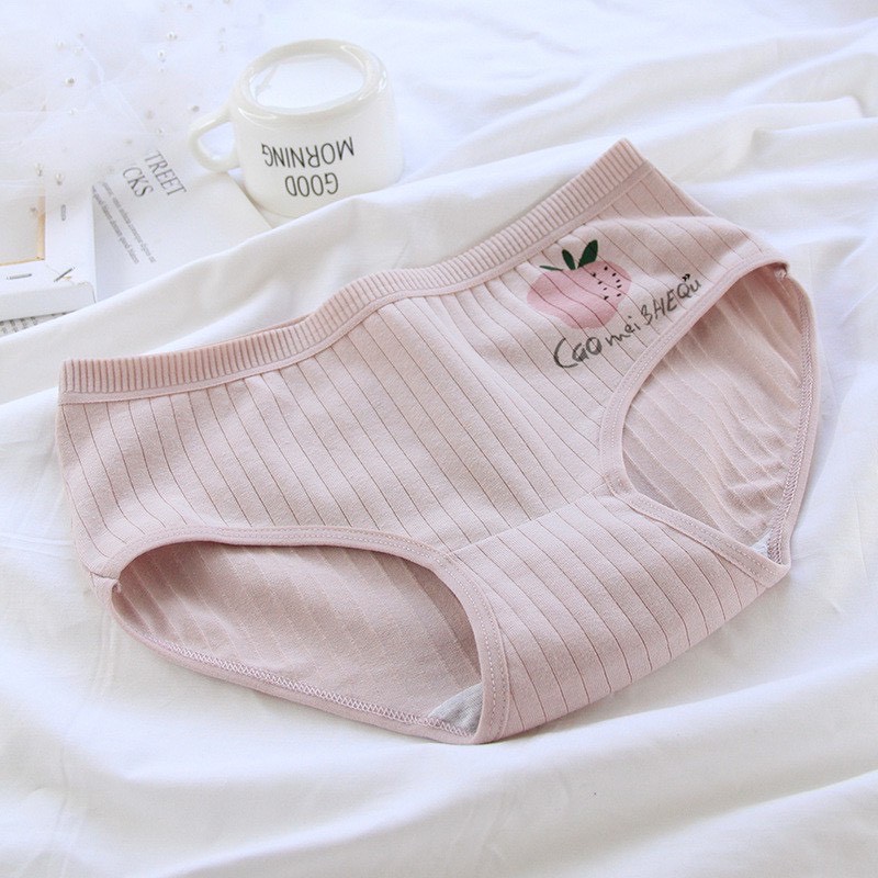 Quần Lót Cotton Co Dãn 4 Chiều Quả Dâu CuTe ( Chọn Màu )