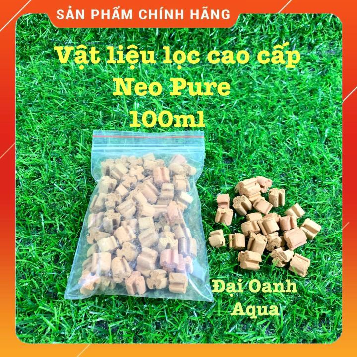 Vật Liệu Lọc NEO MEDIA PURE 100ml  Loại Tốt Giúp Cân Bằng PH Nước Bể Cá