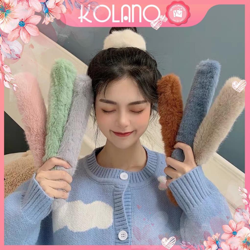 Thanh búi tóc KOLANO thanh cuộn tóc len lông phong cách Hàn Quốc cho nữ FAH-001313