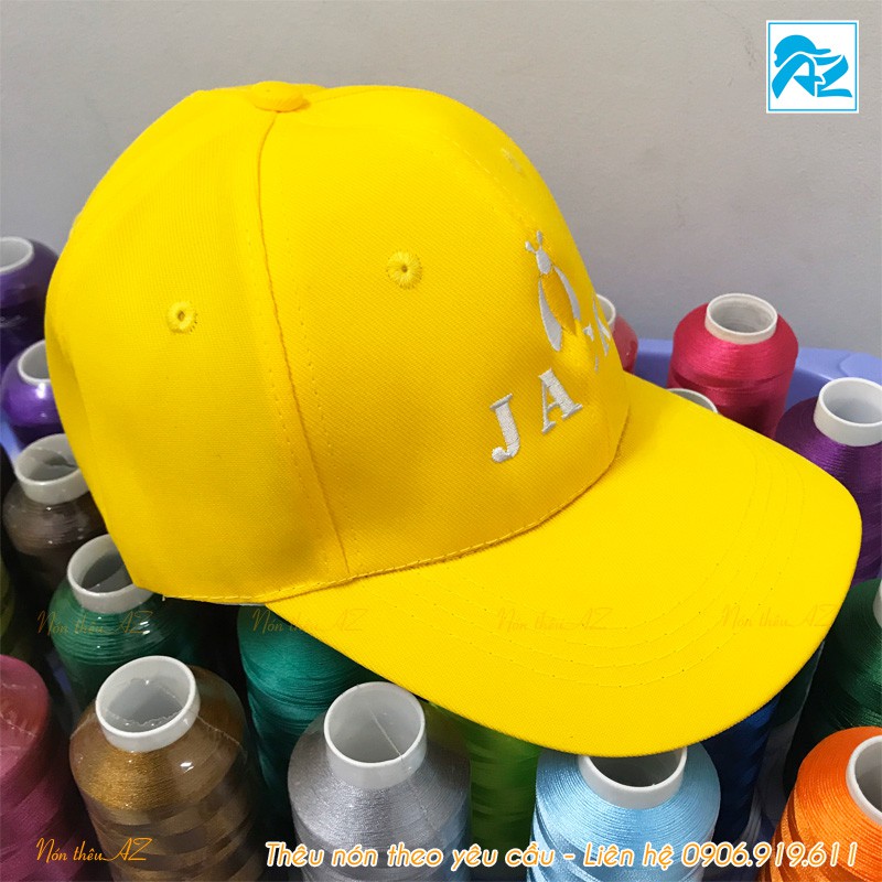 Nón kết Nam Nữ thêu logo Jack Đom Đóm màu vàng - Mũ lưỡi trai MT501