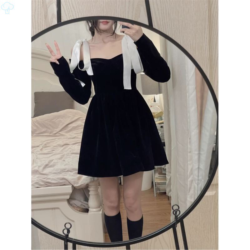 Đầm thắt nơ bigsize mặc được nhiều kiểu  NG19-0222