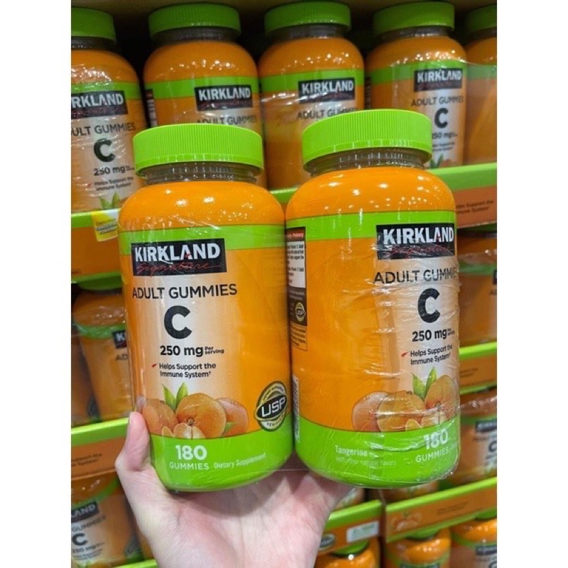 KẸO DẺO BỔ SUNG VITAMIN C 250MG 180V KIRKLAND CỦA MỸ