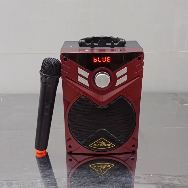 [Tặng Micro Không Dây] Loa Karaoke Bluetooth Di Động K56 - Loa Mini - Loa Máy Tính - Loa KIOMIC Âm Thanh Cực Hay