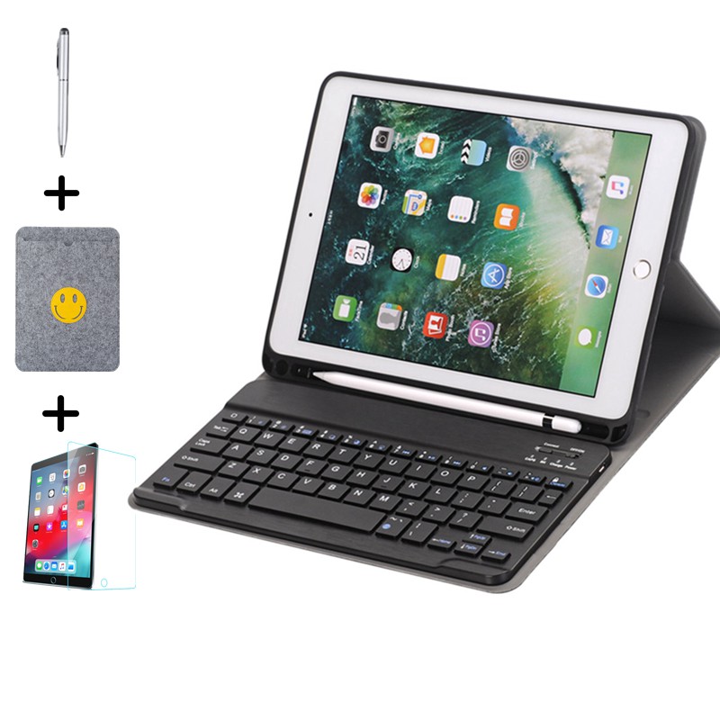iPad Leather Cover with iPad Keyboard Pen Slot For iPad 5th 6th Gen 10.2 iPad 7th Gen Air 123 Mini 12345 iPad Pro 11 2020 Pro9.7 10.5 | BigBuy360 - bigbuy360.vn