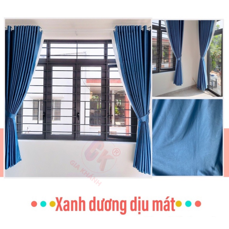 Rèm cửa sổ màn cửa cản sáng cho cửa chính live phòng thử đồ họa tiết 3d đơn sắc cao cấp