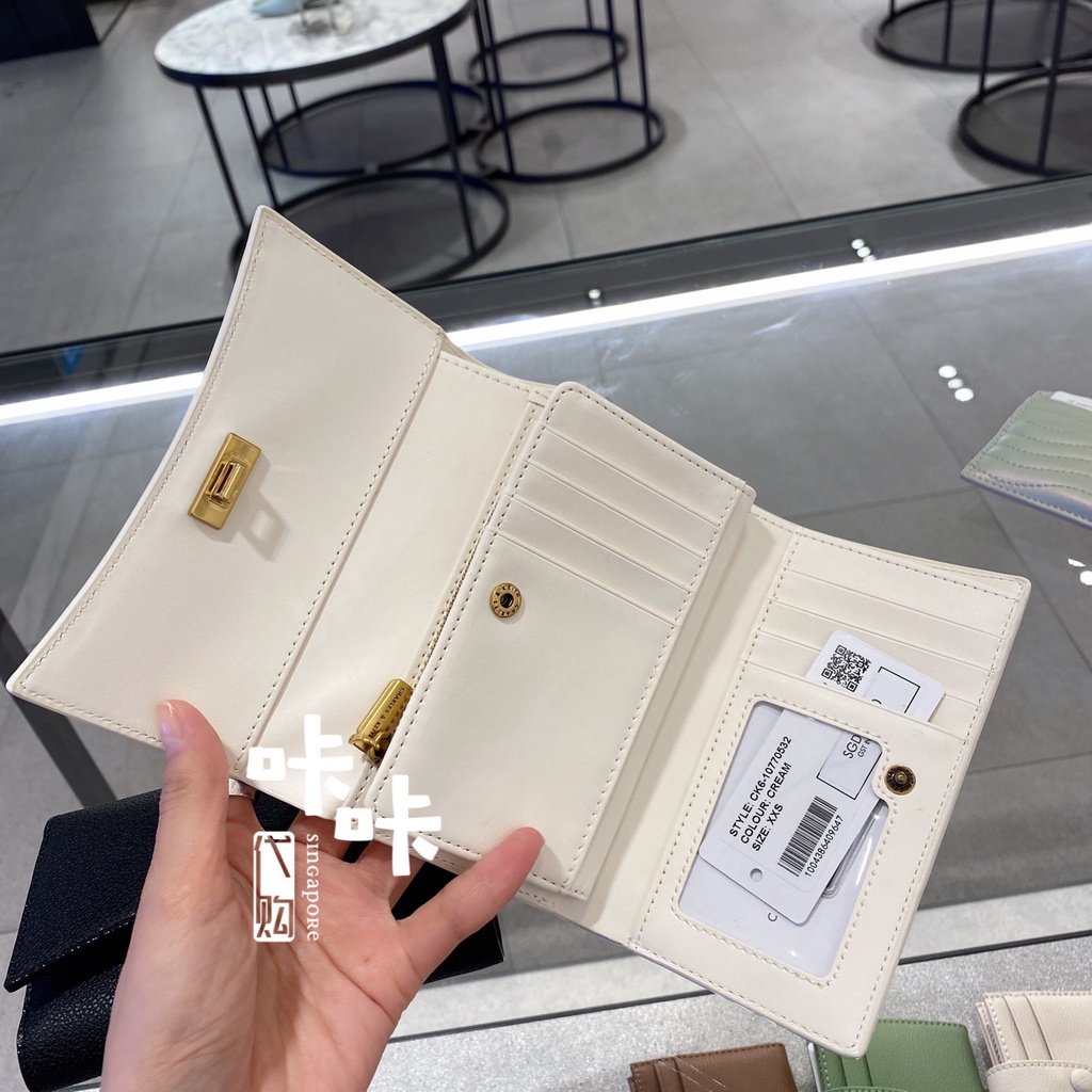 Túi Nữ Phong Cách Mới 10770532 Ví Đựng Thẻ Nhiều Ngăn Bằng Kim Loại Phong Cách Cổ Điển Cho Nữ