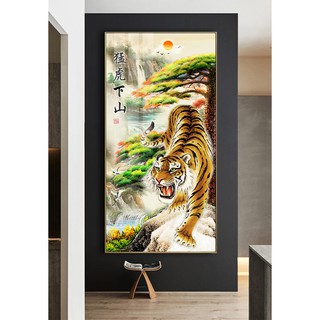 Tranh treo tường hiện đại phong thuỷ con hổ bóng kiếng hoặc vải canvas Nipic_19046286_8db5e7227f148af0