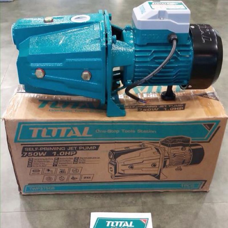 MÁY BƠM NƯỚC TOTAL 1HP (ĐẦU JET) CHÍNH HÃNG MODEL: TWP37506