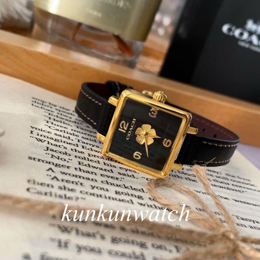 Đồng Hồ Nữ Coach 14503695 Hoa Trà -  Dây Da - 22 x 22mm