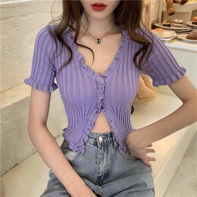 Áo crotop Jennie Blackpink (8 màu) | BigBuy360 - bigbuy360.vn