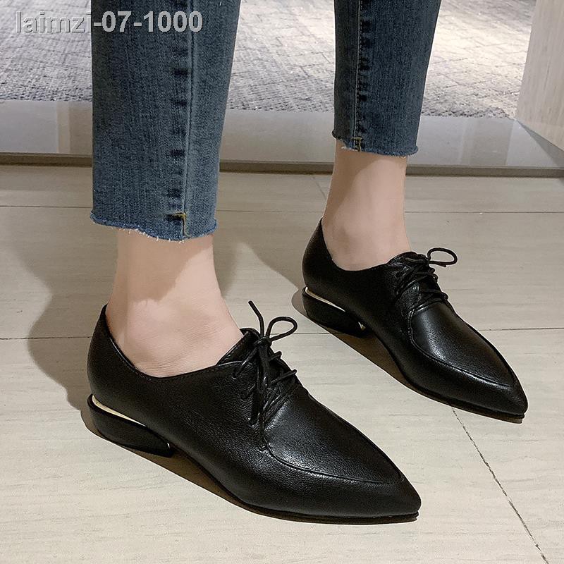 ✼✒☃Giày Bệt Nữ Derby Mũi Nhọn Kiểu Anh Xinh Xắn | BigBuy360 - bigbuy360.vn