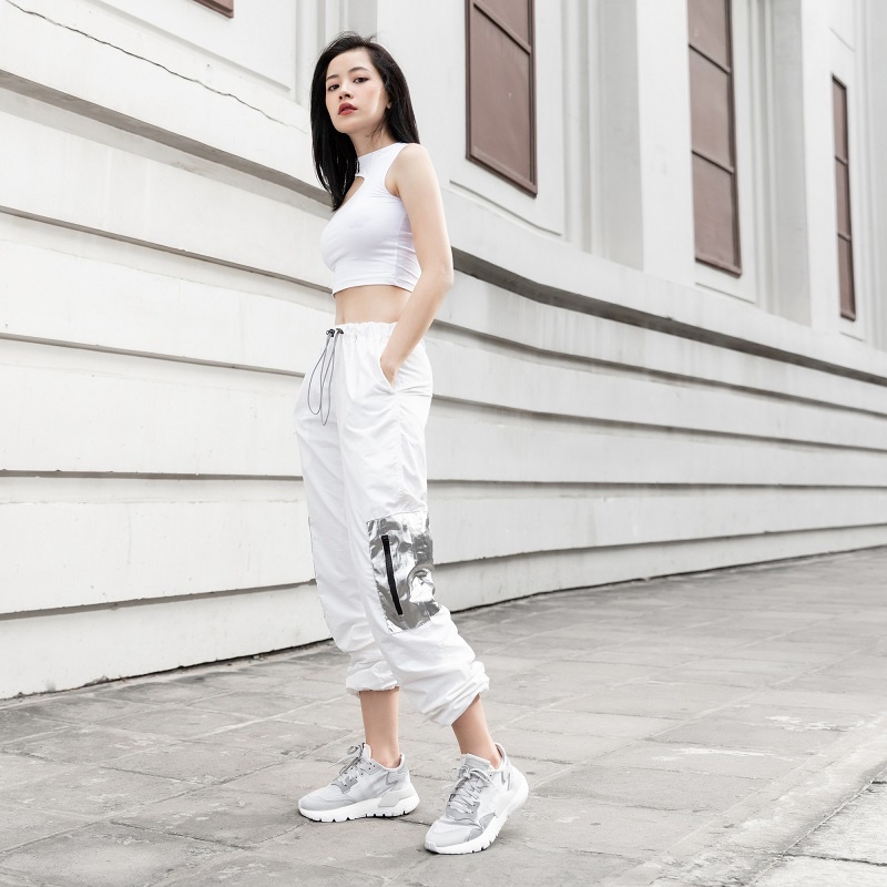 Quần jogger đũi nữ FMStyle ống chun cá tính lưng thun dễ phối đồ phong cách ullzang thể thao 210913150 | BigBuy360 - bigbuy360.vn