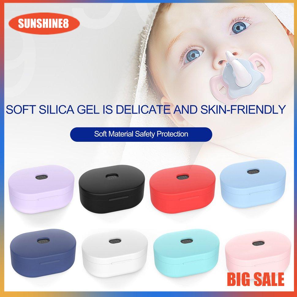 【SUN】Silicone Case Protective Cover for Xiaomi Airdots Bluetooth Earphone