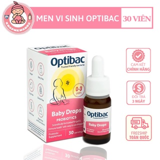 Men vi sinh Optibac Probiotics Hồng nhỏ giọt