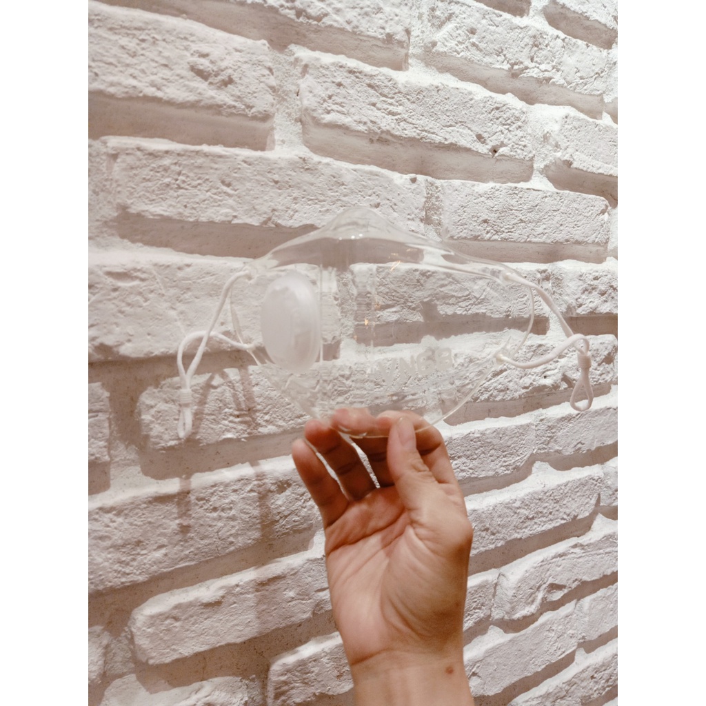 Khẩu trang trong suốt nhựa dẻo TPU VN68 nhiều màu thời trang