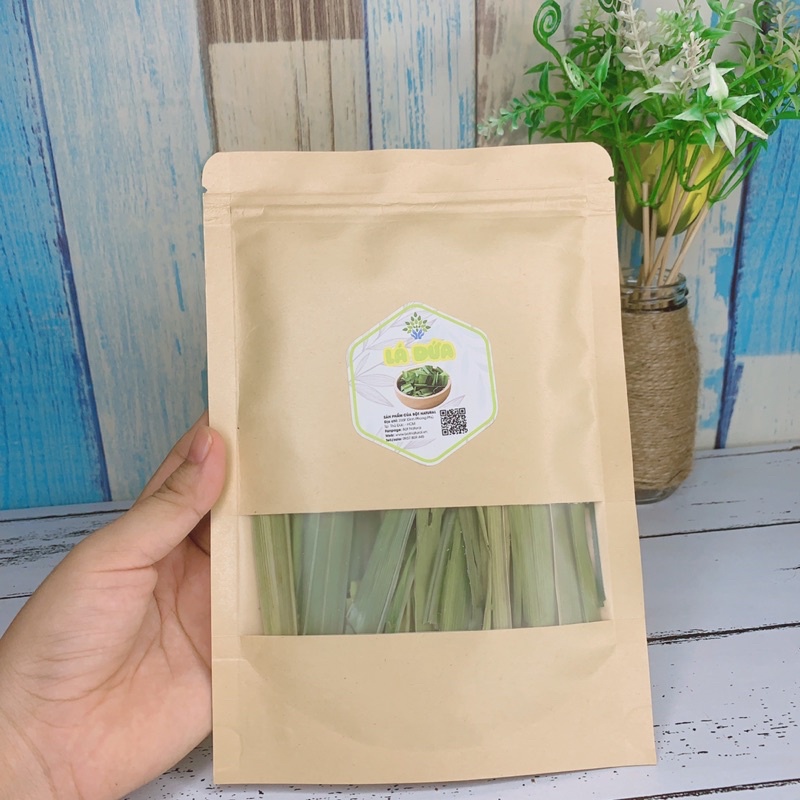 Lá dứa sấy lạnh pha trà, làm bánh, gia vị, nấu xôi | Bột Natural