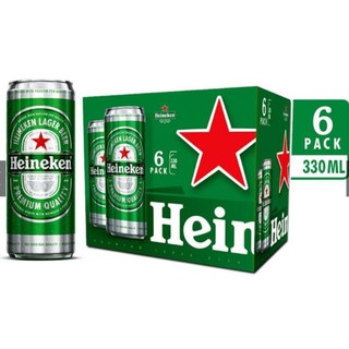 Bia Heineken 6 Lon