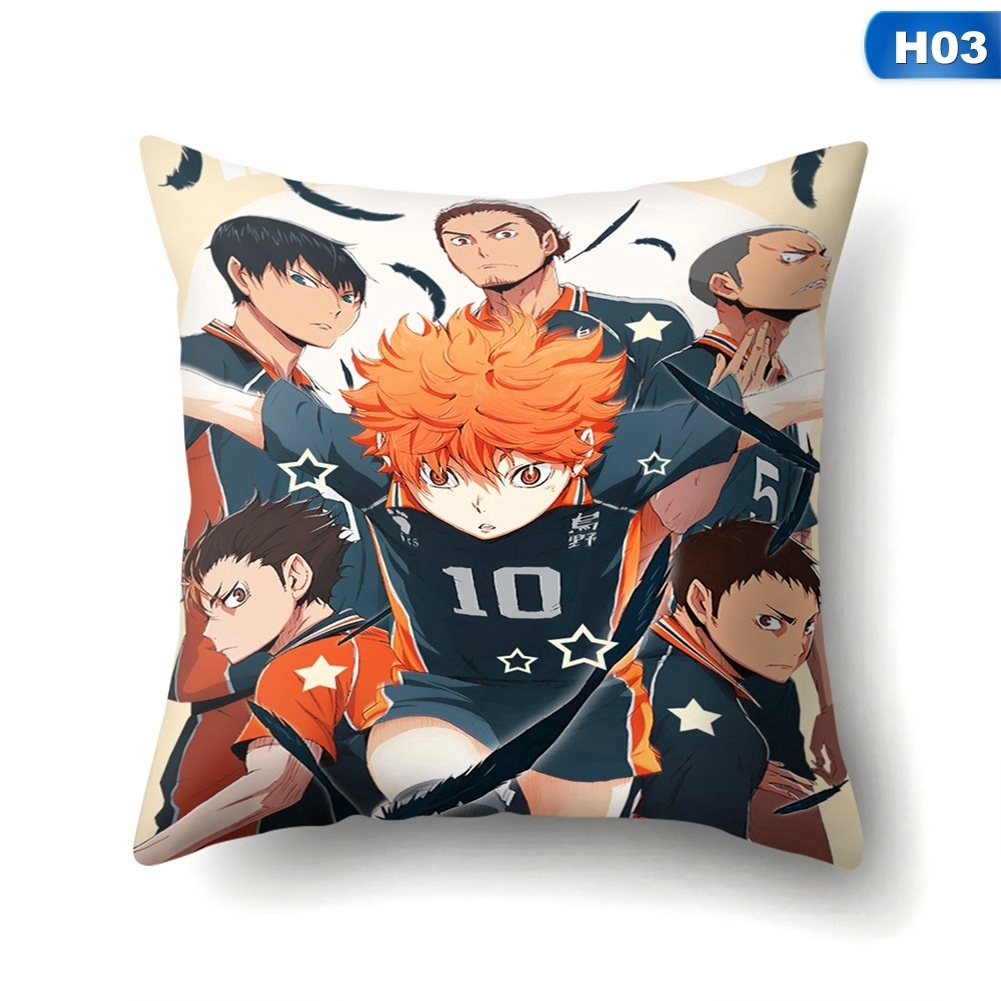 Vỏ Bọc Gối 17.7x17.7 Inch Inlife Zhizhong Haikyuu Shoyo Hinata