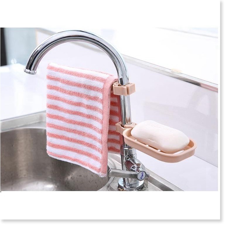 Kệ Gắn Bồn Rửa Chén GIGAHOME Thanh Treo Khăn, Giá Để Xà Phòng, Đồ Dùng 2 Tầng 4747
