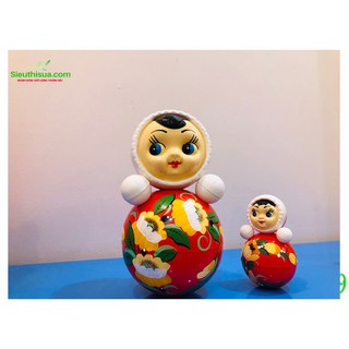 Lật đật Nga số 3 mẫu hoa dành cho bé
