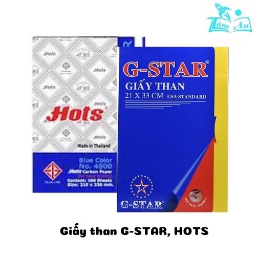 Giấy than A4 G-STAR/ HOTS 4800 dày đậm, độ in sắc nét