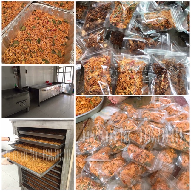 Khô gà lá chanh (nửa ký- Xưởng nhà làm )