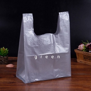 500g Túi xốp 2 quai trắng gai cao cấp greenkios