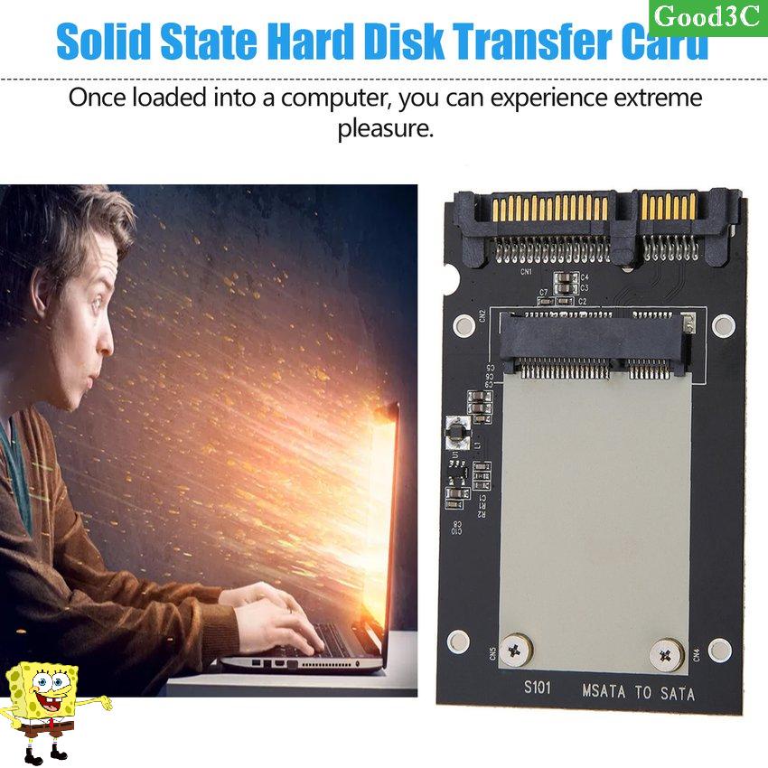 S101 Solid state drive transfer box mSATA to SATA III 2.5 inch SSD