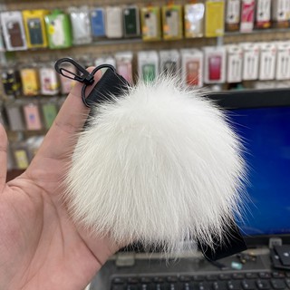 Móc khóa xe, móc điện thoại cục bông