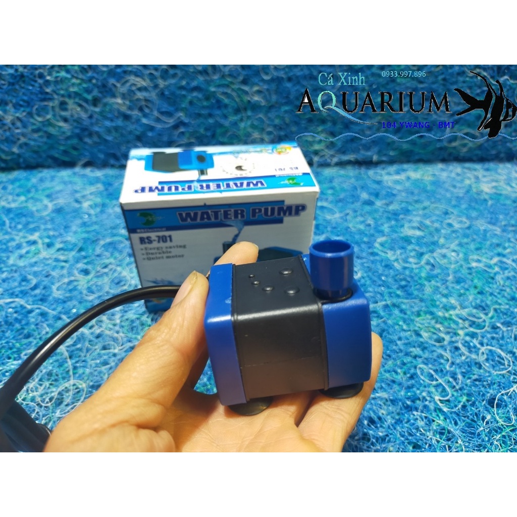 Máy bơm bể cá mini RS 701, 1201,1202,1203 dành cho hồ cá nhỏ