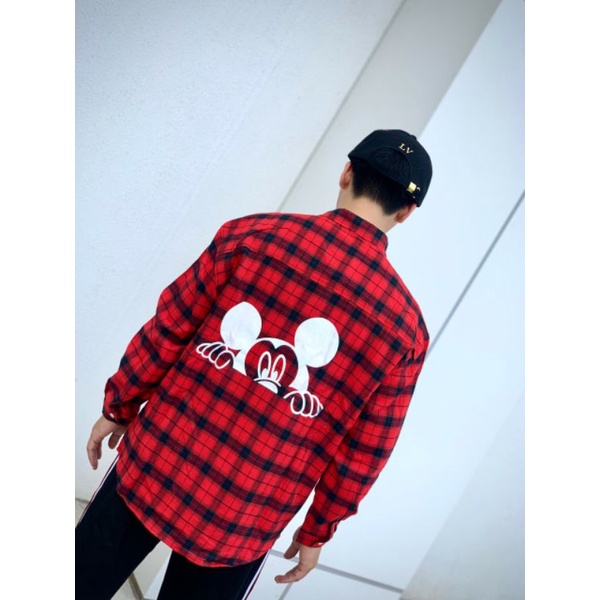 áo kẻ ca ro áo sơ mi nam phong cách hàn quốc cá tính unisex | BigBuy360 - bigbuy360.vn
