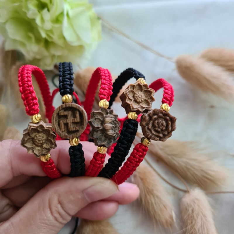 Vòng Tay Handmade Dây Chỉ  Mix Chamr Trầm Tốc - N103 | BigBuy360 - bigbuy360.vn