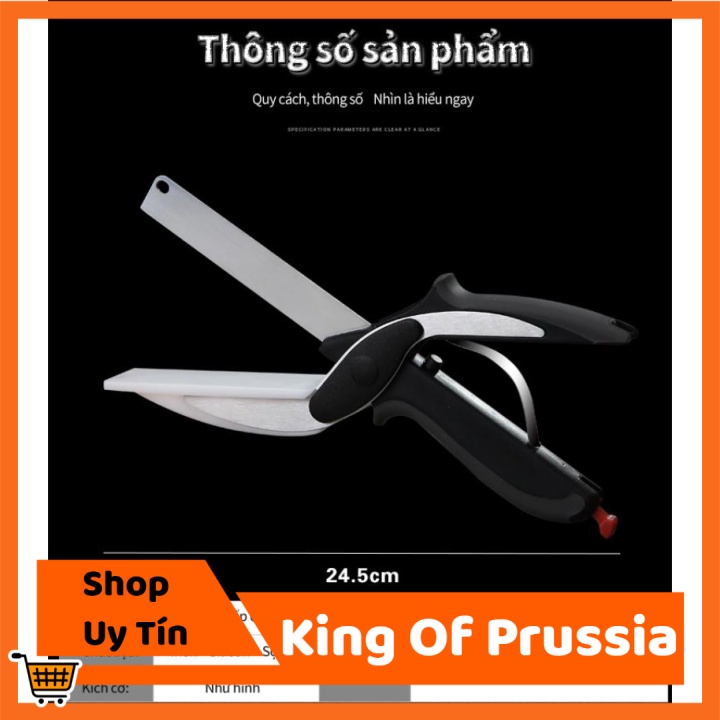 Kéo nhà bếp đa năng, cắt kết hợp làm một, tiện dụng khi đi dã ngoại - King Of Prussia
