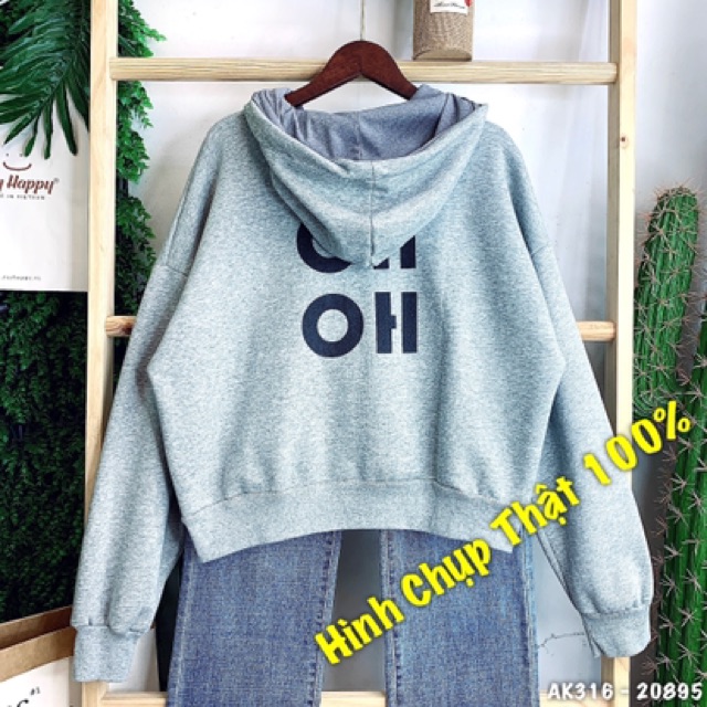 ⚡️ FREESHIP ⚡️ Áo Khoác Nỉ 316 Form Lửng Rộng Cánh Dơi "Oh Oh" Hàng Unisex | BigBuy360 - bigbuy360.vn