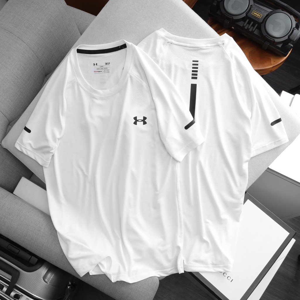 ( 46 - 58kg ) Áo thun thể thao nam, áo tập gym chất liệu dệt kim mát lạnh 3276