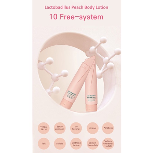 Sữa dưỡng thể Vita Banana Lactobacillus đào 150ml