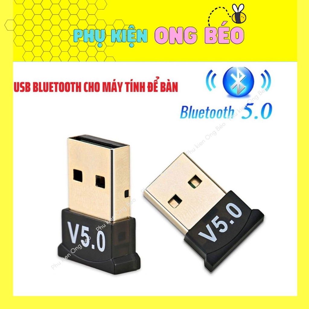 USB bluetooth dùng cho máy tính, USB thu tín hiệu của tai nghe không dây - phukien_ongbeo
