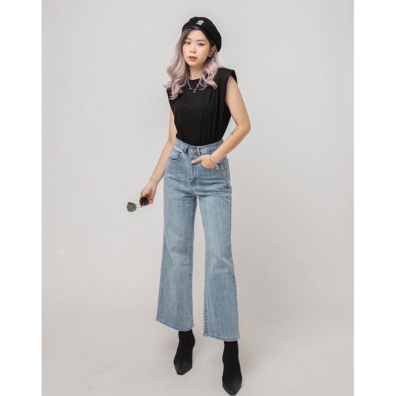 Quần culottes ngố 2 nút siêu xinh