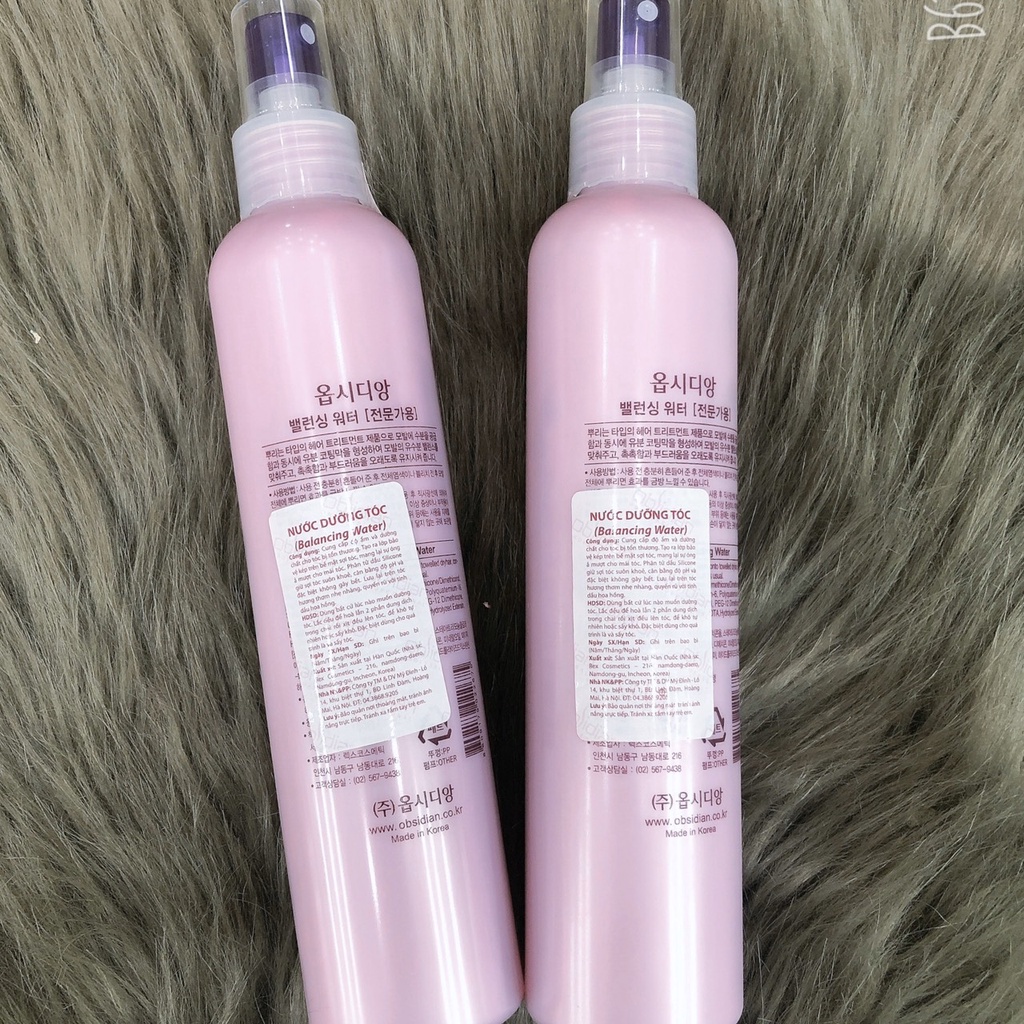 Xịt dưỡng tóc siêu mềm mượt Obsidian Hàn Quốc 250ml