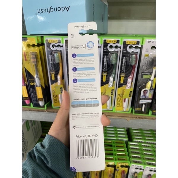 Bàn chải lông mềm Adong